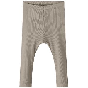 Name It Leggings - Noos - Rib - Nbnkab - Pure Cashmere - 5 År (110) - Name It Leggings