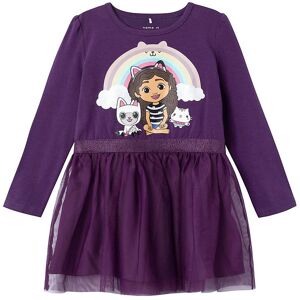 Name It Kjole - Nmforbiri Gabby - Plum Purple M. Glitter - Name It - 1½ År (86) - Kjole