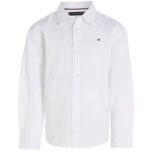 Tommy Hilfiger Skjorte - Solid Waffle - White - Tommy Hilfiger - 16 År (176) - Skjorte