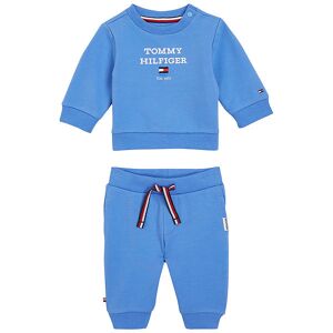 Tommy Hilfiger Sweatsæt - Baby Th Logo - Blue Spell - Tommy Hilfiger - 1½ År (86) - Sweatsæt