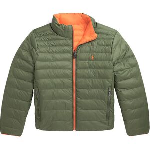 Polo Ralph Lauren Dynejakke - Vendbar - Army/orange - Polo Ralph Lauren - 10-12 År (140-152) - Dunjakke