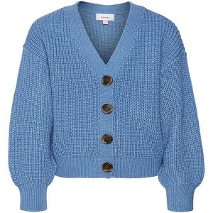 Vero Moda Girl Cardigan - Strik - Vmlea - Coronet Blue - Vero Moda Girl - 11-12 År (146-152) - Cardigan