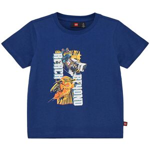 Ninjago T-Shirt - Lwtano 132 - Dark Blue M. Print - Lego® Wear - 5 År (110) - T-Shirt