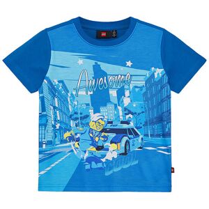 City T-Shirt - Lwtano 124 - Blå M. Print - Lego® Wear - 6 År (116) - T-Shirt