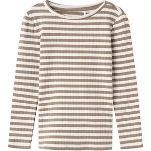 Name It Bluse - Rib - Nkfsuraja - Noos - Mocha Meringue - Name It - 13-14 År (158-164) - Bluse