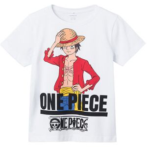 Name It T-Shirt - Nkmnate Onepiece - Noos - Bright White - Name It - 9-10 År (134-140) - T-Shirt