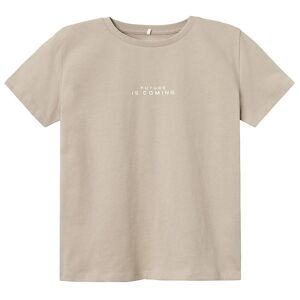 Name It T-Shirt - Nkmtemanno - Pure Cashmere - Name It - 9-10 År (134-140) - T-Shirt