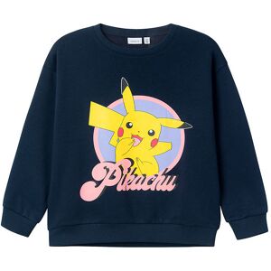 Name It Sweatshirt - Nkfnaba Pokemon - Dark Sapphire - Name It - 11-12 År (146-152) - Sweatshirt