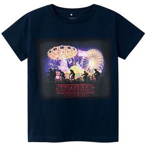 Name It T-Shirt - Nkfdunna Strangerthings - Dark Sapphire - Name It - 9-10 År (134-140) - T-Shirt