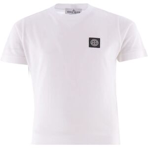 Stone Island T-Shirt - Hvid - Stone Island - 14 År (164) - T-Shirt