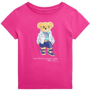 Polo Ralph Lauren T-Shirt - Pink M. Bamse - Polo Ralph Lauren - 5 År (110) - T-Shirt