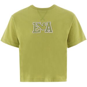 Giorgio Armani Emporio Armani T-Shirt - Limegrøn M. Broderi - Emporio Armani - 14 År (164) - T-Shirt