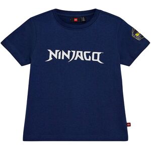 Ninjago T-Shirt - Lwtano - Dark Navy M. Tekst - Lego® Wear - 9 År (134) - T-Shirt