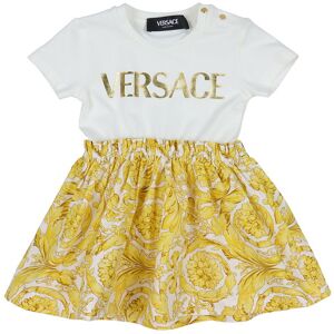 Versace Kjole - Hvid/guld - Versace - 18-24 Mdr - Kjole