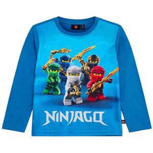 Ninjago Bluse - Lwtano - Blå M. Print - Lego® Wear - 7 År (122) - Bluse