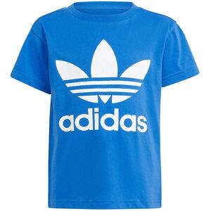 Adidas Originals T-Shirt - Trefoil Tee - Blå/hvid - Adidas Originals - 7 År (122) - T-Shirt