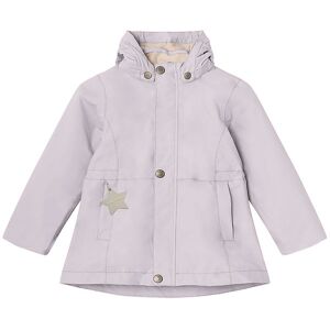 Mini A Ture Sommerjakke - Sila Fleece - Purple Raindrops - Mini A Ture - 4 År (104) - Sommerjakke