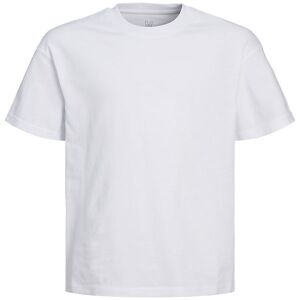 Jack & Jones T-Shirt - Jjeloose - Basic - Hvid - Jack & Jones - 10 År (140) - T-Shirt
