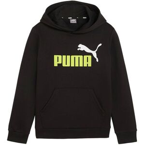 Puma Hættetrøje - Ess + Big Logo Hoodie - Black - Puma - 16 År (176) - Hættetrøje