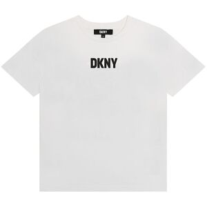 Dkny T-Shirt - Hvid M. Fotoprint - Dkny - 14 År (164) - T-Shirt