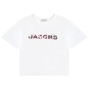 Little Marc Jacobs T-Shirt - Hvid M. Print - Little Marc Jacobs - 14 År (164) - T-Shirt