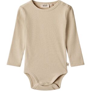 Wheat Body L/æ - Rib - Spencer - Feather Gray - Wheat - 1 År (80) - Body L/æ