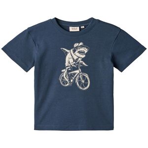 Wheat T-Shirt - Kristian - Blue Waves - Wheat - 5 År (110) - T-Shirt