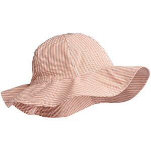 Liewood Solhat - Amelia - Stripe Tuscany Rose/creme De La Creme - Liewood - 5-7 År (110-122) - Solhat