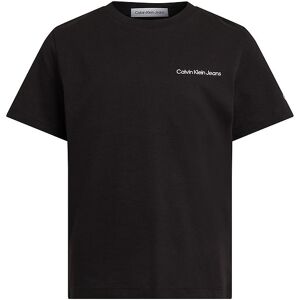 Klein T-Shirt - Chest Inst. Logo - Ck Black - Calvin Klein - 10 År (140) - T-Shirt