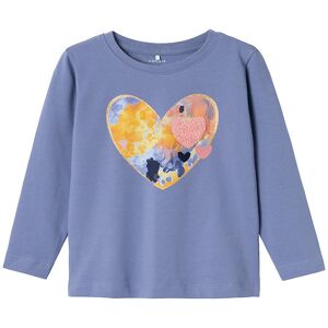 Name It Bluse - Nmfbirgitta - Blue Ice - Name It - 3 År (98) - Bluse