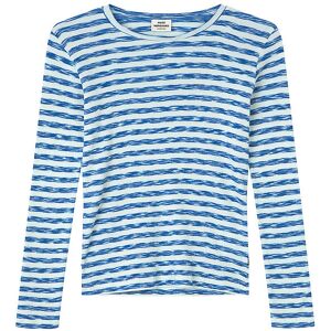 Mads Nørgaard Bluse - Rib - Talino - Stripe Multi Blue - Mads Nørgaard - 14 År (164) - Bluse