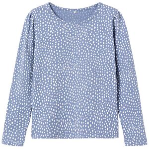 Name It Bluse - Nkfviline - Blue Ice - Name It - 11-12 År (146-152) - Bluse