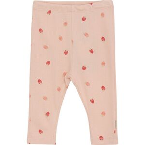 Minymo Leggings - Aop - Rib - Spanish Villa - Minymo - 1 År (80) - Leggings