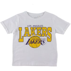 Nba T-Shirt - Nkmmads Nba - Bright White - Name It - 7-8 År (122-128) - T-Shirt