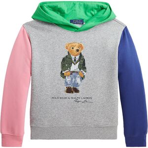 Polo Ralph Lauren Hættetrøje - Gråmeleret M. Bamse - Polo Ralph Lauren - 14-16 År (164-176) - Hættetrøje