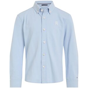 Tommy Hilfiger Skjorte - Monogram Stretch - Breezy Blue - 6 År (116) - Tommy Hilfiger Skjorte