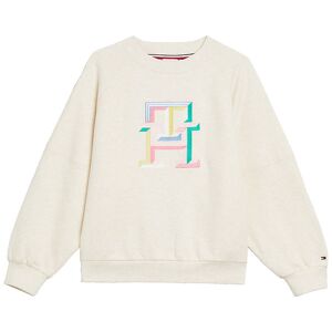 Tommy Hilfiger Sweatshirt - Multi Color Monogram - Calico Heathe - Tommy Hilfiger - 4 År (104) - Sweatshirt