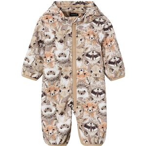 Name It Softshelldragt M. Fleece - Nbnalfa - Savannah Tan M. Sko - Name It - 62/68 - Softshell