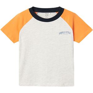 Name It T-Shirt - Nkmdokus - Light Grey Melange - Name It - 9-10 År (134-140) - T-Shirt