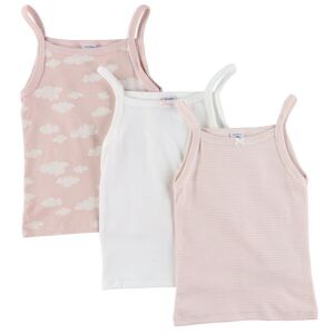 Petit Bateau Undertrøjer - 3-Pak - Rosa/hvid - Petit Bateau - 8 År (128) - Undertrøje