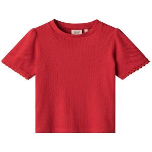 Wheat T-Shirt - Rib - Iris - Rød - Wheat - 3 År (98) - T-Shirt
