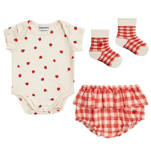 Bobo Choses Gaveæske - Body K/æ/bloomers/strømper - Baby Tomato  - Bobo Choses - 18 Mdr - Body K/æ