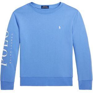 Polo Ralph Lauren Sweatshirt - Harbor Island Blue M. Hvid - Polo Ralph Lauren - 14-16 År (164-176) - Sweatshirt