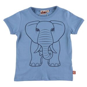 Dyr-Cph T-Shirt - Dyrhide - Porcelaine Outline Elefant - Dyr - 4 År (104) - T-Shirt