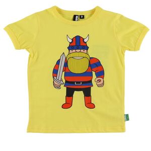 Danefæ T-Shirt - Danerainbow - Bright Yellow Erik Din Ven - Danefæ - 2 År (92) - T-Shirt