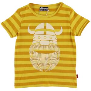 Danefæ T-Shirt - Danebasic - Faded Yellow / Dk Yellow Erik - Danefæ - 8 År (128) - T-Shirt