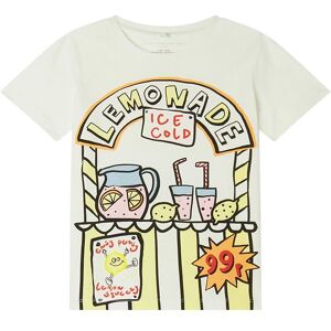 Stella Mccartney Kids T-Shirt - Hvid/gul M. Limonade - Stella Mccartney Kids - 10 År (140) - T-Shirt