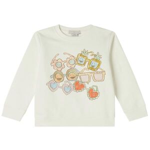 Stella Mccartney Kids Sweatshirt - Hvid M. Solbriller - Stella Mccartney Kids - 6 År (116) - Sweatshirt