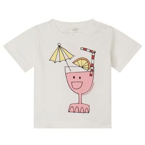 Stella Mccartney Kids T-Shirt - Hvid M. Drink - Stella Mccartney Kids - 3 År (98) - T-Shirt
