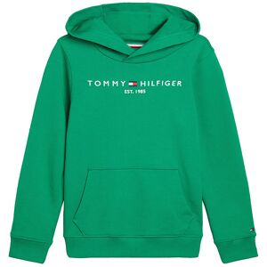 Tommy Hilfiger Hættetrøje - Essential - Olympic Green - Tommy Hilfiger - 14 År (164) - Hættetrøje